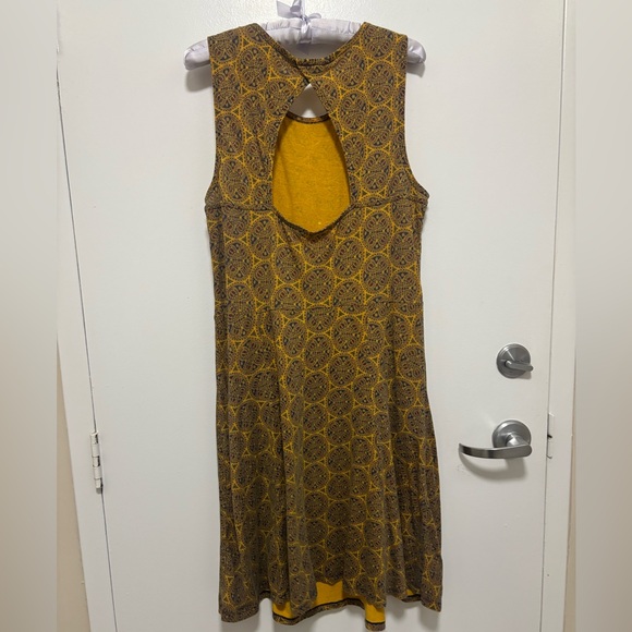 George Yellow Geometric Mini Dress - Picture 3 of 3